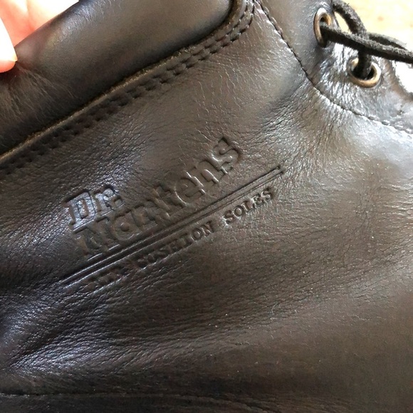 Dr. Martens Black Mid Cut Boots Made in England - Picture 3 of 10